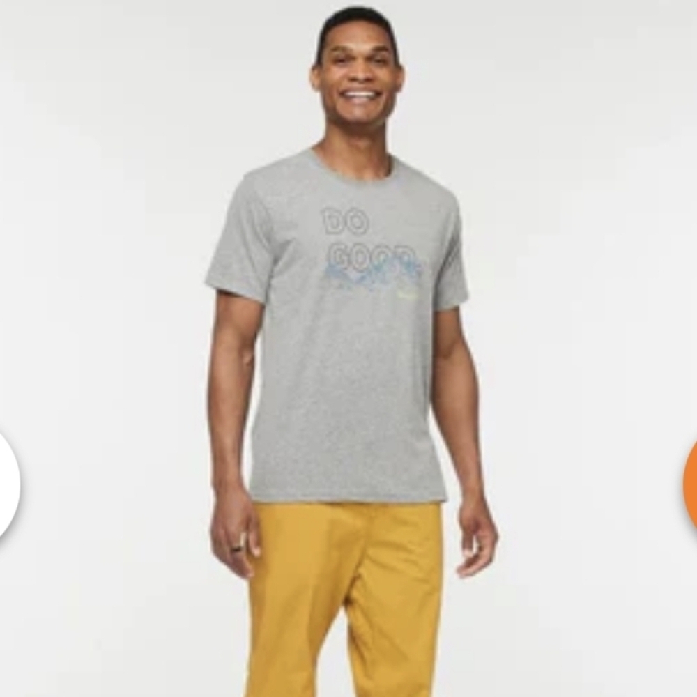 NWT Cotopaxi Rising Do Good Organic T-Shirt-Wheat